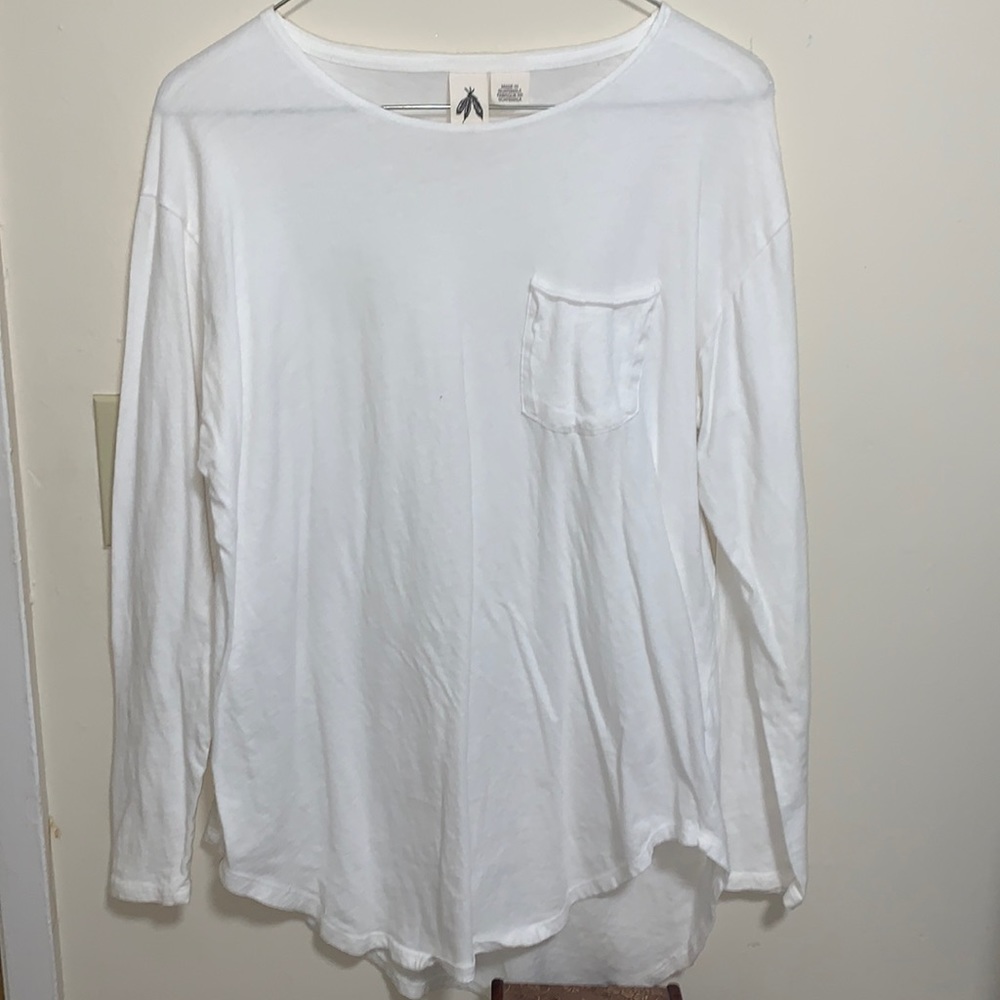 Long sleeve front pocket shirt